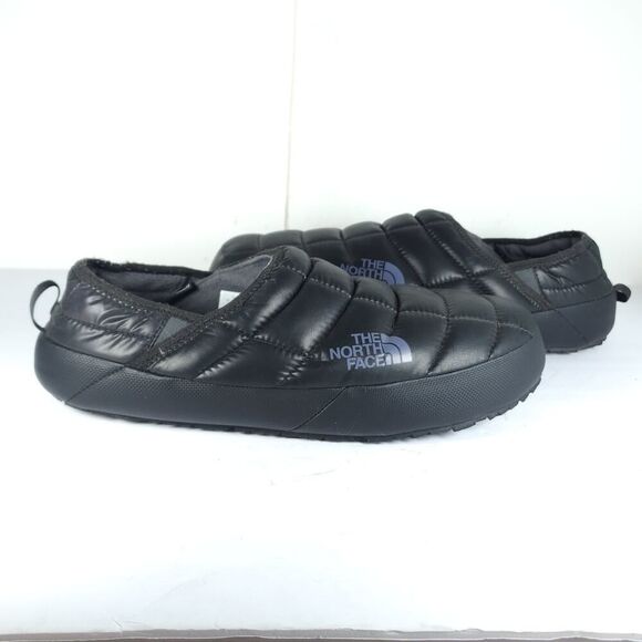 The North Face Men's Thermoball Traction US13 Black Insulated Mules V Slippers - Picture 8 of 16